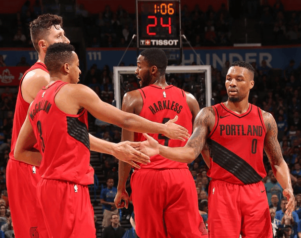 开拓者大胜魔术,追平西部前三 开拓者大胜魔术,追平西部前三